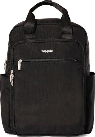 Baggallini Commuter Laptop Backpack Handbags Black, Nylon