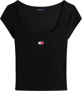 Tommy Jeans Donna, Top, Nero, L, new