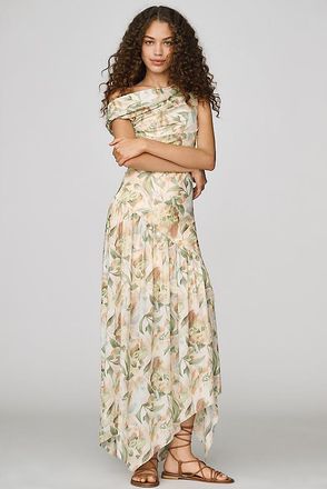 Elliatt Thalia Off-Shoulder Mesh Midi Dress