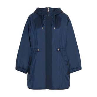 Max Mara Parka midi reversible - Coats - Mujer - Azul - 3XS
