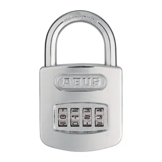 ABUS Candado De Combinaci&oacute;n 160/50 Cuerpo Del Candado W.51mm Sta Plata Rosa Rodillo De Combinaci&oacute;n 4
