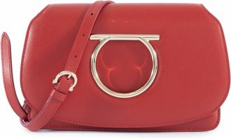 Ferragamo Gancini Leather Shoulder Bag (Pre-Owned)