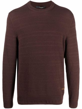 Billionaire Boys Club round-neck merino wool jumper - men - Merino - XXXL - Brown