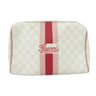 Gucci Pre-owned GG Canvas Clutch Bag - Dames - Pre-owned - Beige - Maat: ONE Size