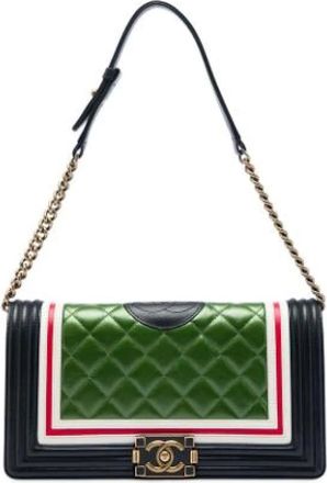 Chanel Pre-owned The Boy Flap Bag - - Pre-owned - Donna - Verde - ONE SIZE