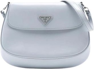 Prada Pre-owned Cross Body Bags, female, Gray, Size: ONE SIZE Pre-owned Crossbody Bag