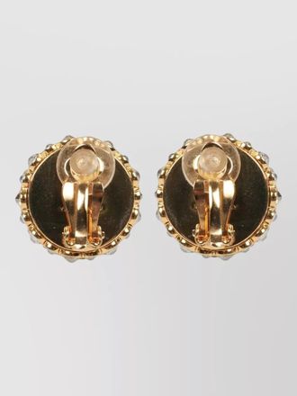 Celine rhinestone hoop earrings
