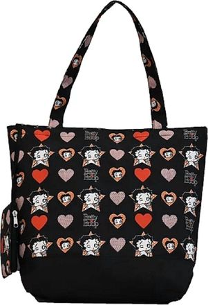 Betty Boop Essential Tote Bag In Black