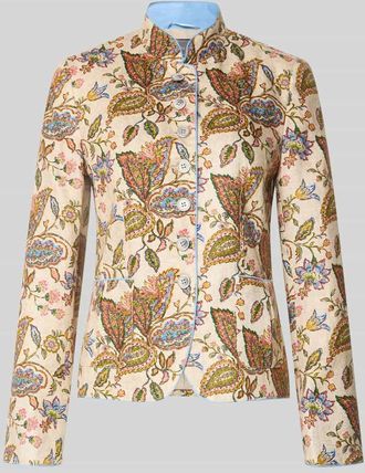 White Label Slim Fit Blazer aus reinen Leinen in Sand, Gr&ouml;&szlig;e 34