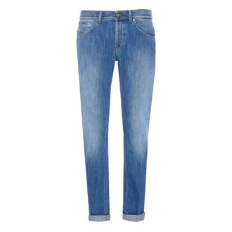 Dondup Slim-fit Jeans, male, Blue, Size: W34 George Slim-fit Jeans