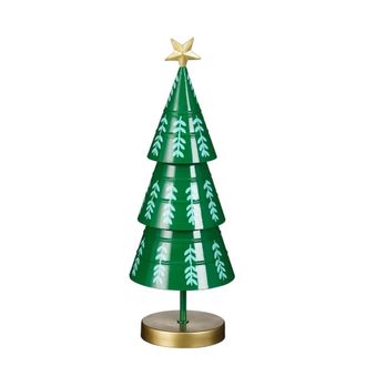 MiCa Decorations &Aacute;rbol de navidad decorativo verde h46xb16xl16cm
