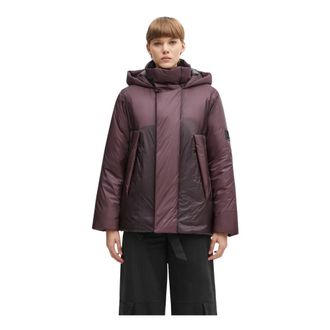 Rains Torna Curve Jacket - Dames - Winterjassen - Paars - XS - Leer - Jassen