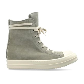 Rick Owens Dames, Schoenen, Groen, Maat: 39 EU Leer