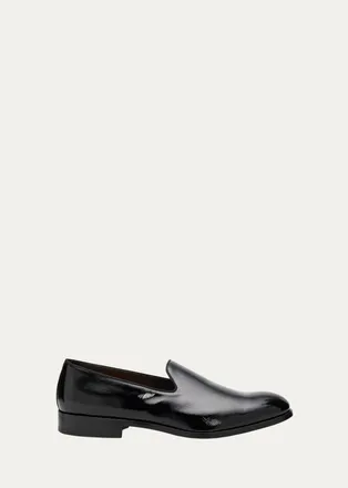 Doucal's Mens Rennes Patent Leather Loafers