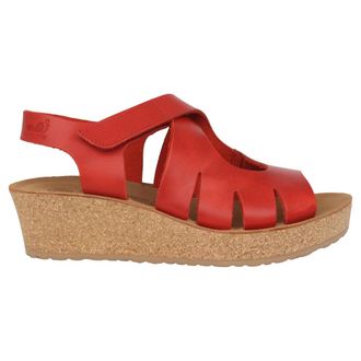 Mephisto Nature is Future Wedges - Dames - Sleehakken - Rood - 37 EU - Leer - Schoenen