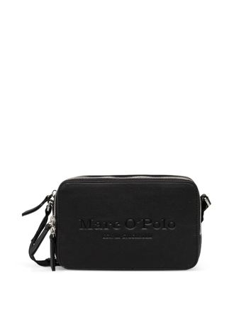 Marc O'Polo small logo embossed-logo bag - Black