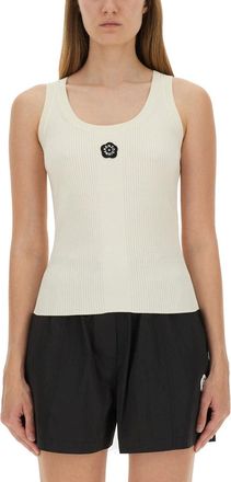 Kenzo Tank Top With Embroidery Boke Flower 2.0-Donna