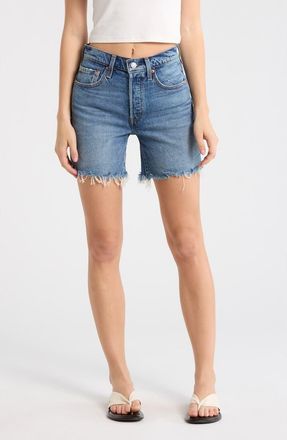 Levi's 501 Mid Thigh Shorts in Symmetry Sister at Nordstrom Rack, Size 27