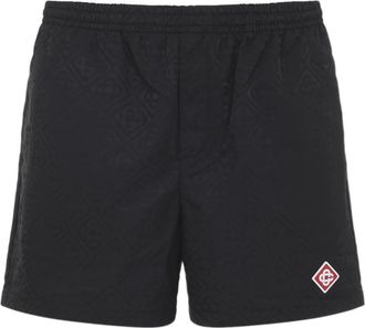 Casablanca Badmode, Heren, Zwart, XL, Polyester, Jacquard Gradient Zwemshort