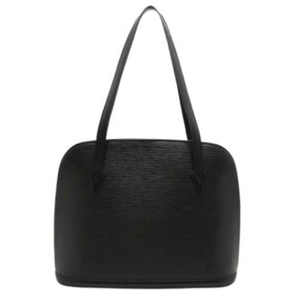 Louis Vuitton Pre-owned Shoulder Bags, female, Black, Size: ONE SIZE Pre-owned Epi Leather Rucksack Tote Bag