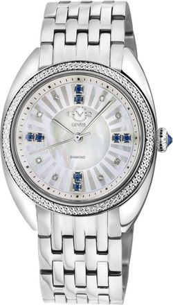 Gevril Group Palermo Diamond Mother of Pearl Dial Ladies Watch 13101B