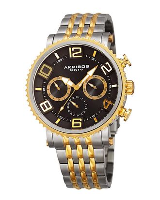 Akribos XXIV Akribos Xxiv Mens Stainless Steel Watch
