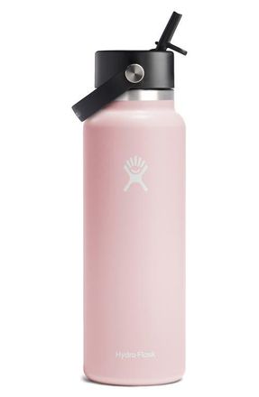 Hydro Flask 40-Ounce Wide Mouth Flex Straw Cap Bottle in Trillium at Nordstrom, Size 40 Oz