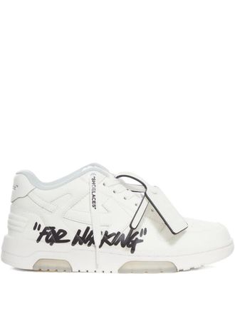 Off-white Out of Office graffiti-print low-top sneakers