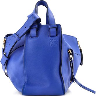 Loewe Hammock Bag Leather Small shoulder bag - Blu