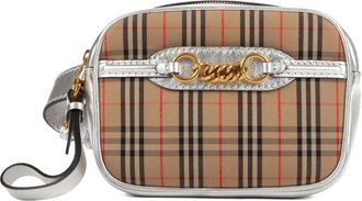 Burberry Marsupio a quadri - Marrone