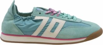 Back70 Womens Rocket Sneakers In Aqua