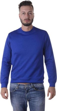 Armani Jeans Sweatshirts - Heren - Sweatshirts - Blauw - XL - Katoen - Hoodies & sweatvesten