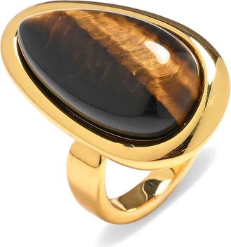 Eye Candy Los Angeles Lyra Statement Ring in Gold at Nordstrom Rack