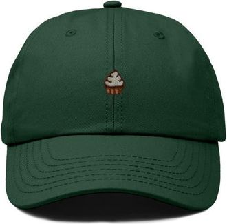 Dalix Cupcake Dad Cap in Dark Green at Nordstrom
