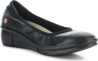 Softinos Rem Platform Wedge Pump in Black at Nordstrom, Size 10-10.5Us