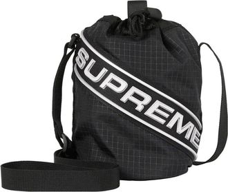 SUPREME FW23 Small Cinch Pouch Black SUP-FW23-0823