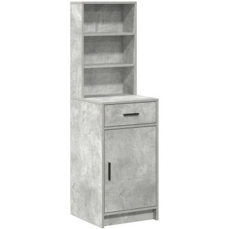 vidaXL Highboard Concrete Grey 40 x 40.5 x 135 cm Engineered Wood vidaXL