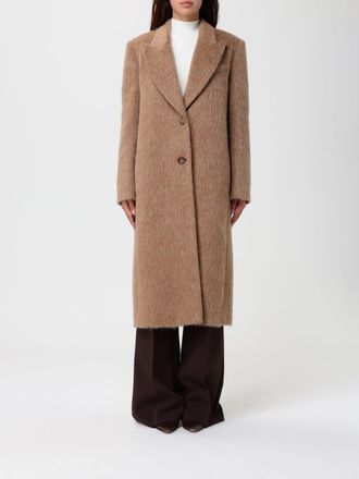 Twinset Cappotto monopetto Twinset in misto lana effetto spazzolato