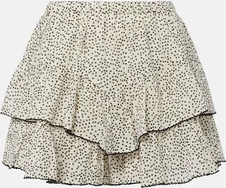 Isabel Marant Jocadia ruffled cotton shorts