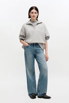 Ganni Blue Tint Rigid Izey Jeans - Size 24W/33L Organic Cotton