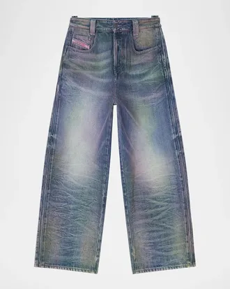Diesel Men & apos;s 1982 Hakou Wide-Leg Jeans