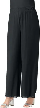 Roaman's Mesh Overlay Pant in Black at Nordstrom, Size 32
