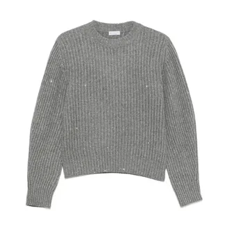 Brunello Cucinelli Mujer, Jerseys, Gris, Talla: M