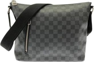 Louis Vuitton Pre-owned Cross Body Bags, male, Gray, Size: ONE SIZE Pre-owned Mick PM Shoulder Bag