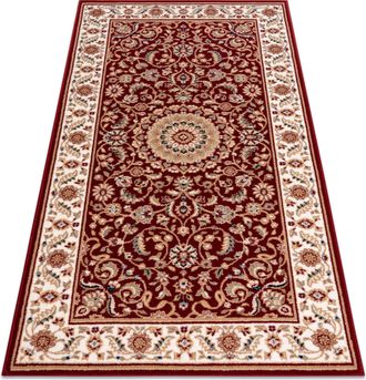 RugsX Tappeto In Lana Nain Rosone, Telaio 7176/51066 Chiaretto Red 160x230 Cm