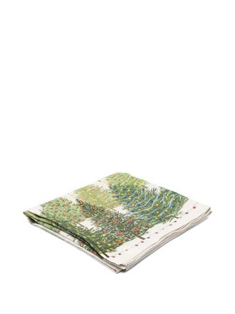 Tessitura Toscana Telerie Tovaglia con stampa - Verde