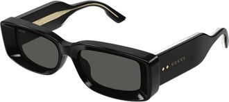 Gucci Gg 1528S 001 Zonnebrillen - Dames - Zonnebrillen - Zwart - 53 MM - Accessoires