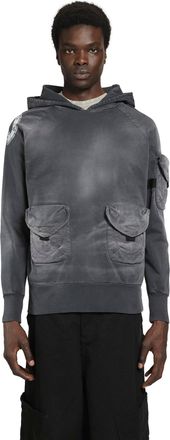 Massimo Sabbadin Tas Gabardina Washed Hooded Sweatshirt