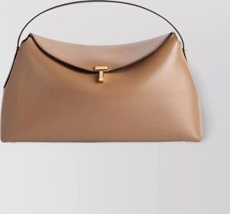 Toteme lock leather shoulder bag