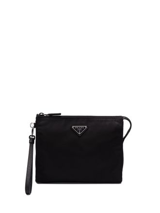 Prada Re-Nylon And Saffiano Pouch